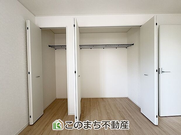 【収納】各居室に収納付で住みやすさにこだわっています♪