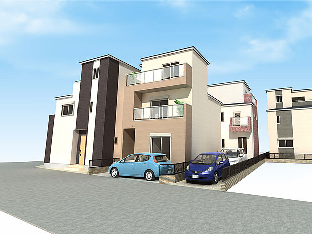 外観イメージパース（建物価格1770万円、建物面積100m2）