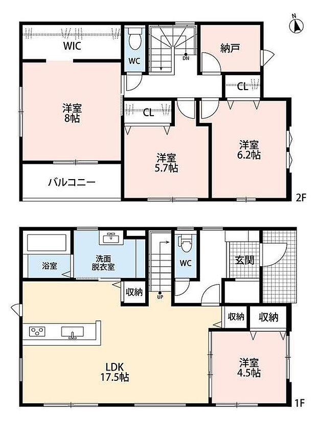 (1号棟)、価格3998万円、4LDK、土地面積179.88m2、建物面積112.17m2