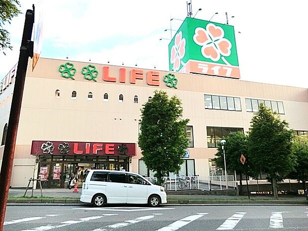 ライフ増尾店（約650m）