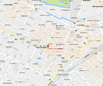 アパマンショップ静岡北店 株式会社 アイワ不動産の周辺地図