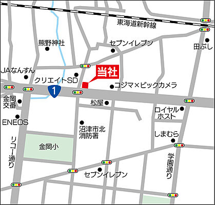 さくらエステート　有限会社伸光の周辺地図