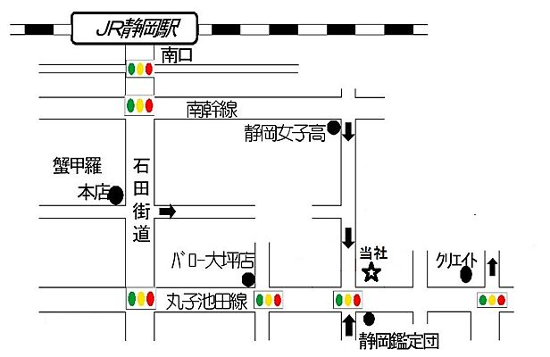 にしの不動産株式会社の周辺地図