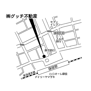 株式会社グッチ不動産の周辺地図