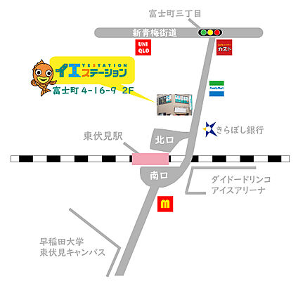 イエステーション西東京店 西武エステート株式会社の周辺地図