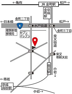 イエステーション金町店　株式会社フジホームの周辺地図
