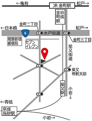 イエステーション金町店　株式会社フジホームの周辺地図