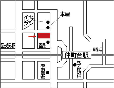 スターツピタットハウス株式会社 仲町台店 の周辺地図