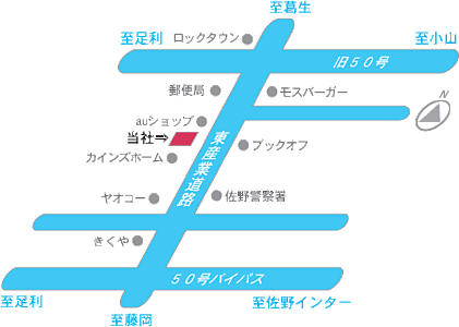 LIXIL不動産ショップ　関東ハウジング株式会社の周辺地図