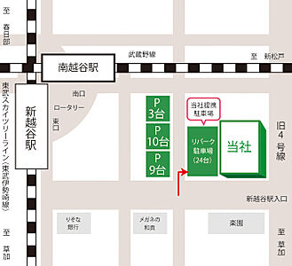 ポラスグループ 株式会社中央住宅 本社営業二課の周辺地図