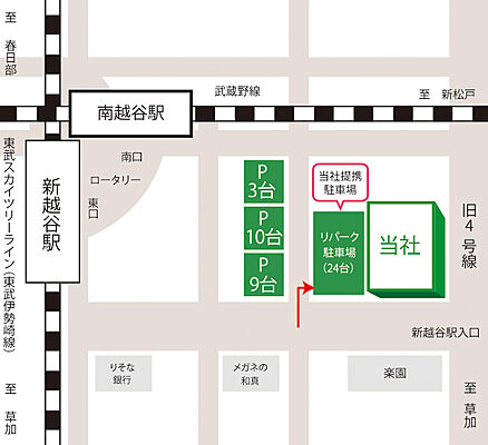 ポラスグループ 株式会社中央住宅 本社営業二課の周辺地図