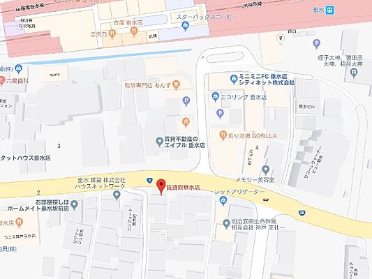 シャーメゾンショップ ルークスター株式会社 垂水店の周辺地図