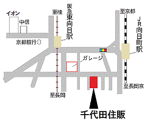 千代田住販の周辺地図