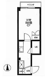 日立高円寺ビル 1DKの間取図画像