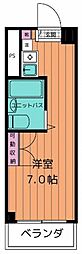 グレースヒルズ ワンルームの間取図画像