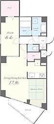 HERMITAGEDEMAISON 1LDKの間取図画像