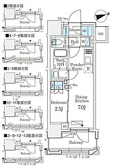 物件の間取り