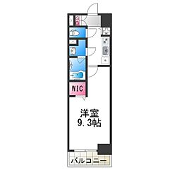 Future一条 6階1Kの間取り
