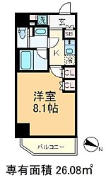 JR京浜東北・根岸線 東十条駅 徒歩2分の賃貸マンション 4階1Kの間取り