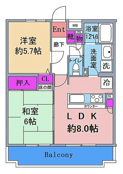 画像2:間取図