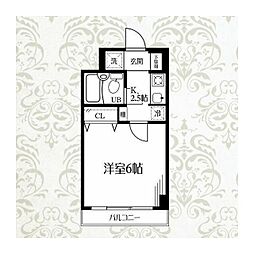 JR横浜線 十日市場駅 徒歩1分の賃貸マンション 3階1Kの間取り