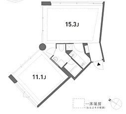 渋谷区東2丁目マンション 2Kの間取図画像