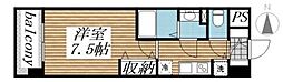メゾン・ド・ヴィレ千葉中央 1Kの間取図画像