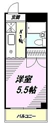 間取図画像 1K