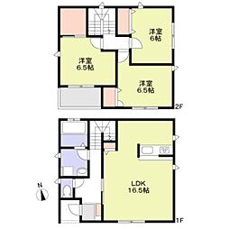 ガーデンパスＣ 1階3LDKの間取り