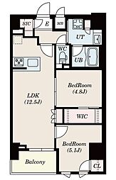 エス-レジデンス北千住reiz 2LDKの間取図画像