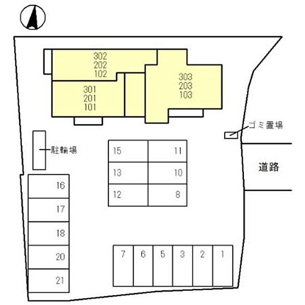 和歌山県和歌山市北出島(賃貸アパート1LDK・1階・42.80㎡)の写真 その3