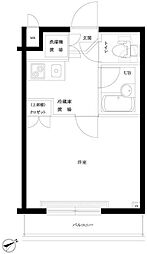 ルーブル荻窪伍番館 1Kの間取図画像