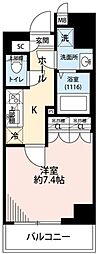 間取図画像 1K