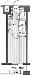 ガラ・ステージ京橋 1Kの間取図画像