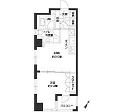 ParkCube銀座EAST 1LDKの間取図画像