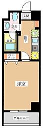 ミリアビタNo30 1Kの間取図画像