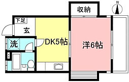 間取図画像 1DK