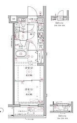 クレイシアIDZ中野鷺宮 2Kの間取図画像