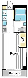 avancer14 1Kの間取図画像
