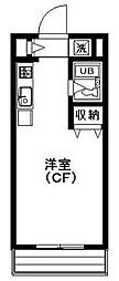 サンエステートピア ワンルームの間取図画像