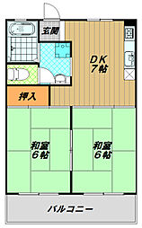 間取図画像 2DK