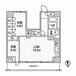 nido新御徒町 2LDKの間取図画像