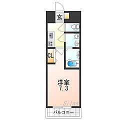 Osaka Metro長堀鶴見緑地線 今福鶴見駅 徒歩11分の賃貸マンション 10階1Kの間取り