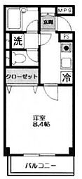 サニーホームズひがし 1Kの間取図画像