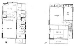 松久保住宅 2SLDKの間取り