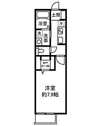 ＯＺ吉祥寺 2階1Kの間取り