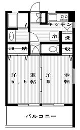ラミアカーザ 2Kの間取図画像