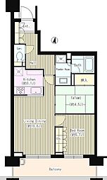 パークホームズ成増マークレジデンス 2LDKの間取図画像