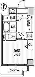 ルーツ両国 1Kの間取図画像