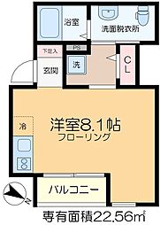 間取図画像 ワンルーム